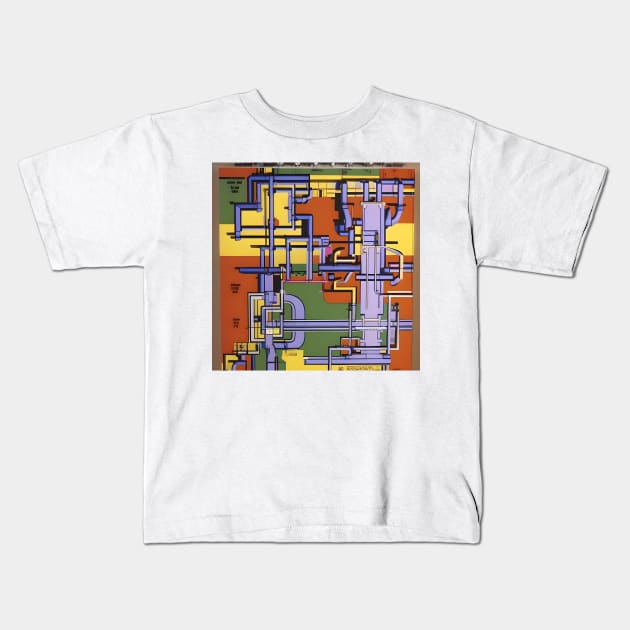 Intricate Domain Kids T-Shirt by AlienMirror